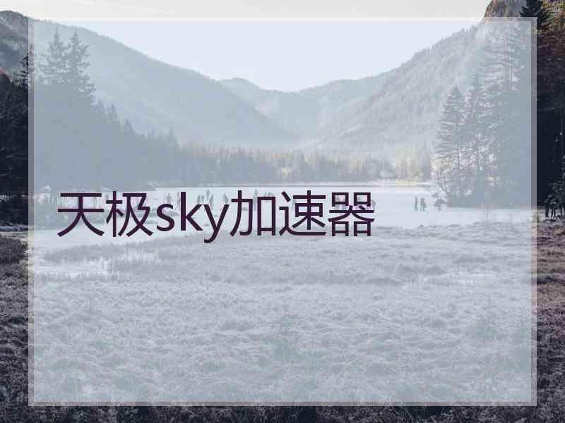天极sky加速器