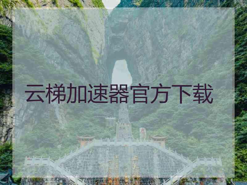云梯加速器官方下载