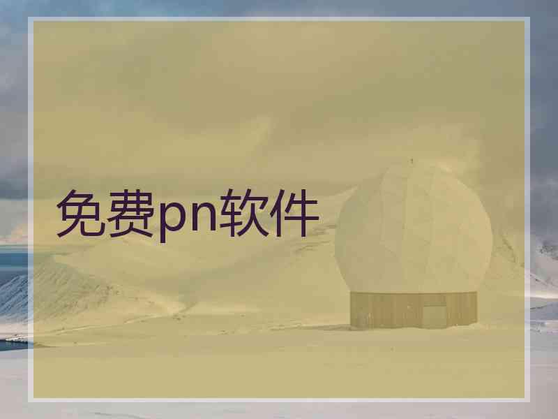 免费pn软件