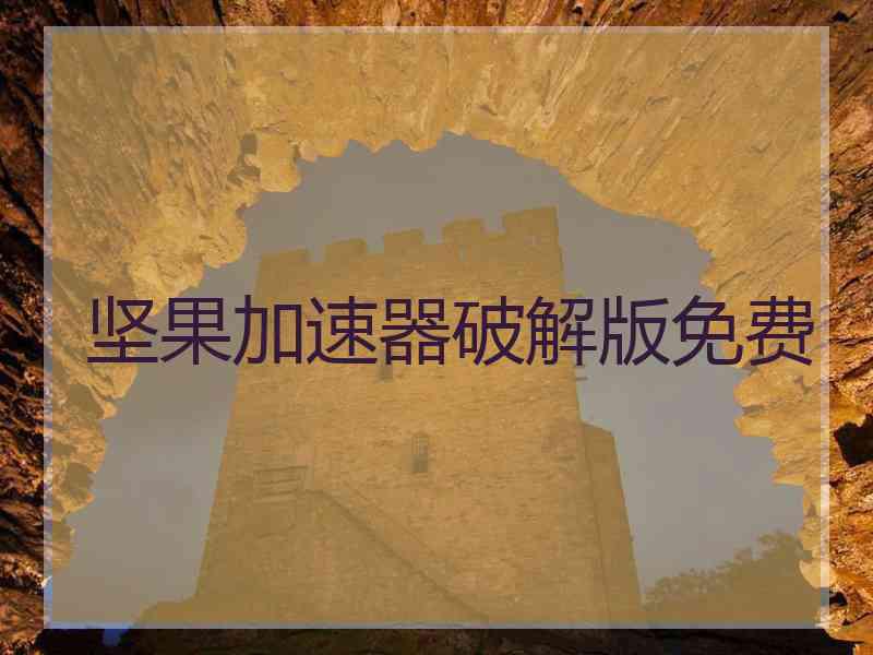 坚果加速器破解版免费
