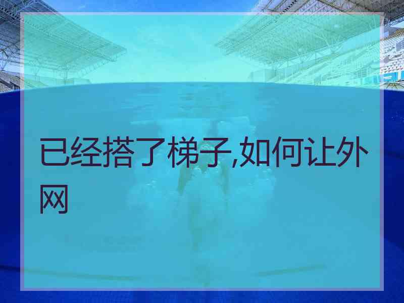已经搭了梯子,如何让外网