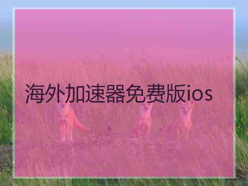 海外加速器免费版ios