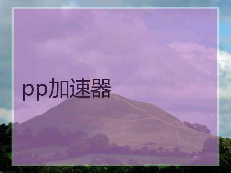 pp加速器
